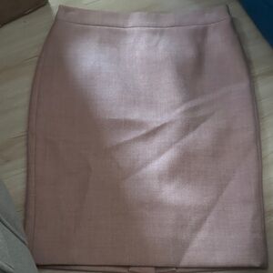 J. Crew No. 2 Wool Elegant Blush Pink Women's Skirt Sz: 2P